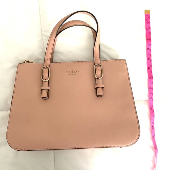 KATE SPADE Connie Medium Pink Triple Gusset Bag Satchel/Crossbody with Wallet - Picture 14 of 16